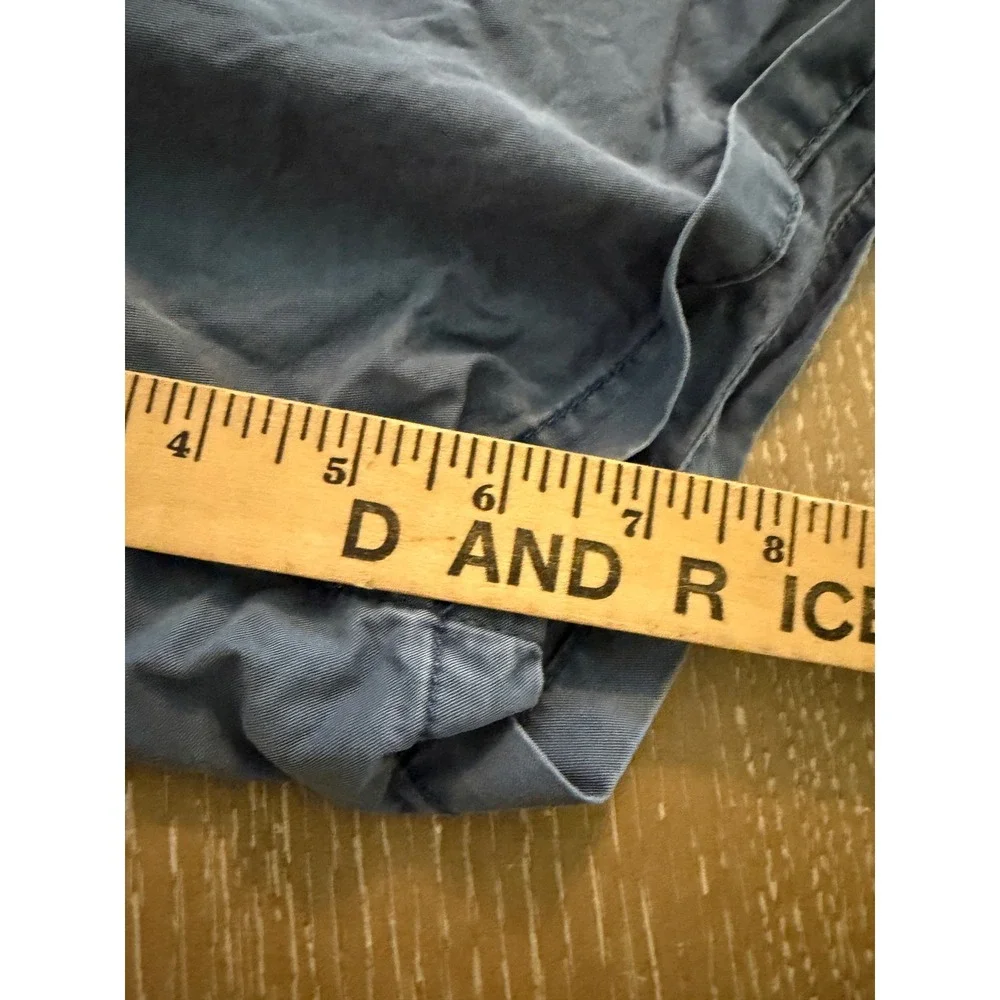 Vans Men's Large Blue Drawstring Elastic Waist Casual Shorts Skate Surf